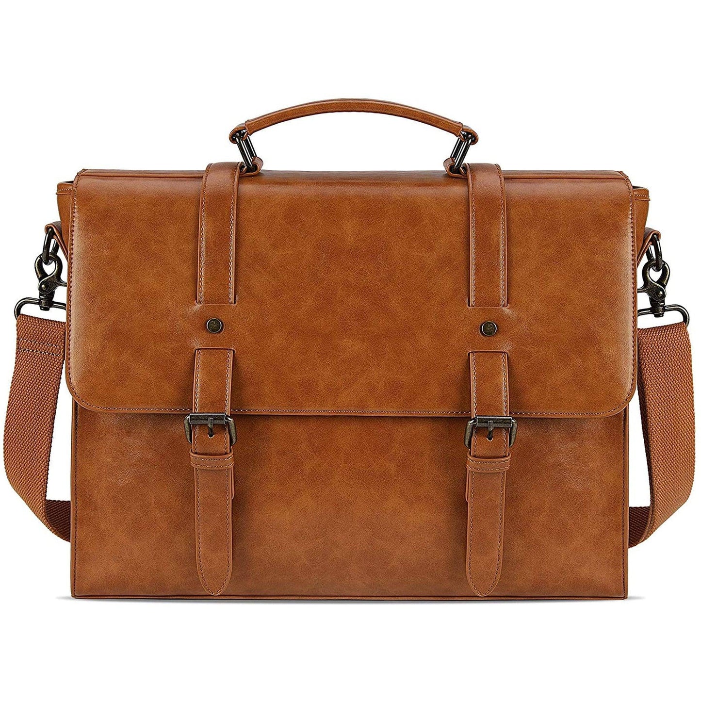 FR Fashion Co. Leather Messenger Bag – Laptop Ready