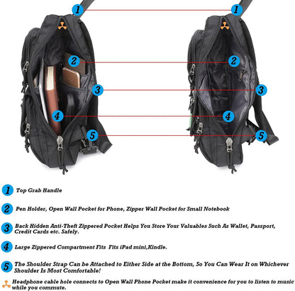 Crossbody Fanny Pack Sling Bag - FR Fashion Co.