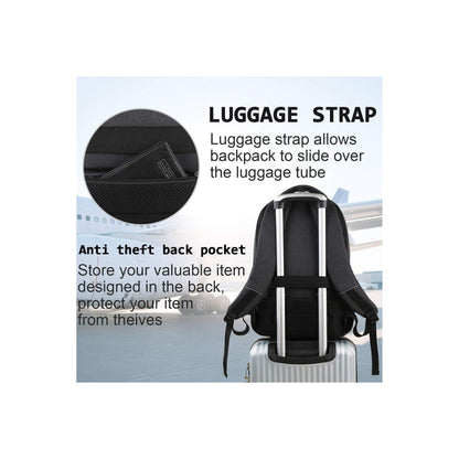Fashionable Tech-Ready Travel Laptop Backpack - FR Fashion Co.