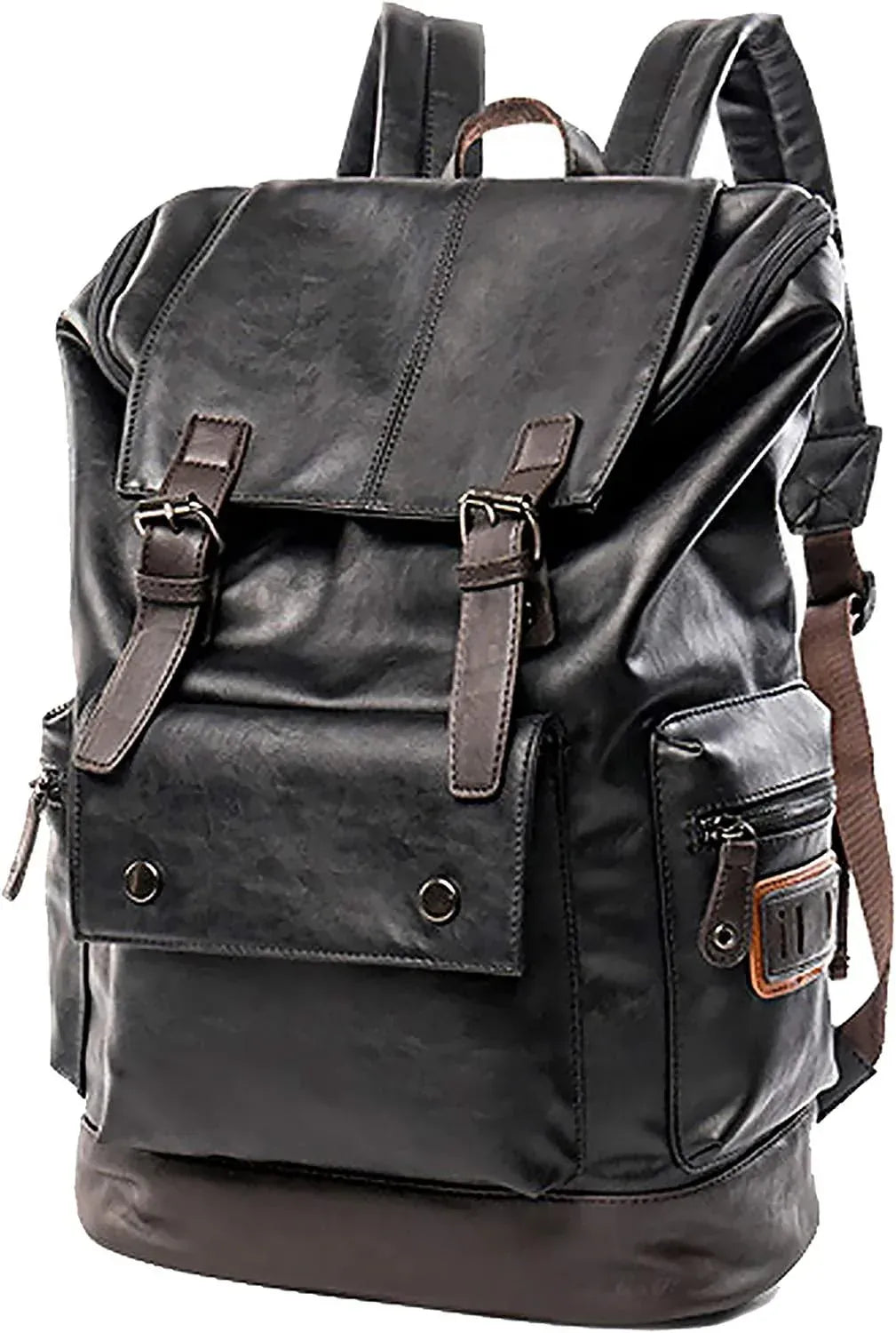 FR Fashion Co. Leather Backpack – Water-Resistant Secure Anti-Theft