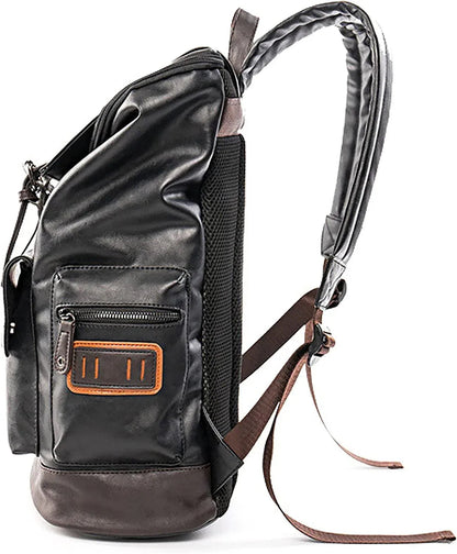 FR Fashion Co. Leather Backpack – Water-Resistant Secure Anti-Theft