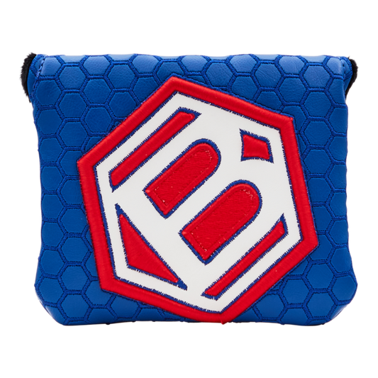 Bettinardi 2020 Jumbo Hex B Blue/Red Specialty Run Mallet Putter Headcover