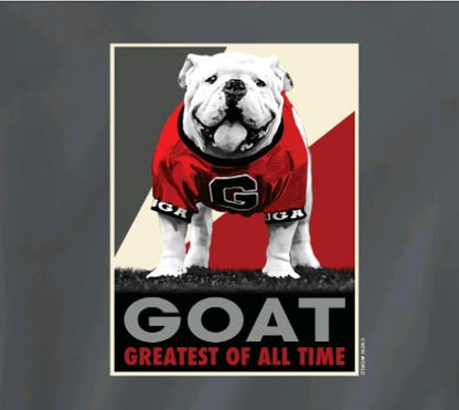 Georgia Bulldogs - GOAT Since 1956 Grey T-Shirt - Mann
