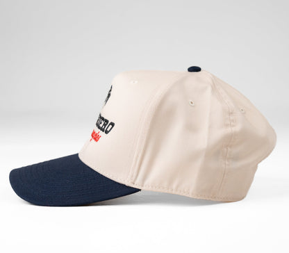 Buscadero Motorcycles 'Grand Prix' Two Tone Mid Profile Hat