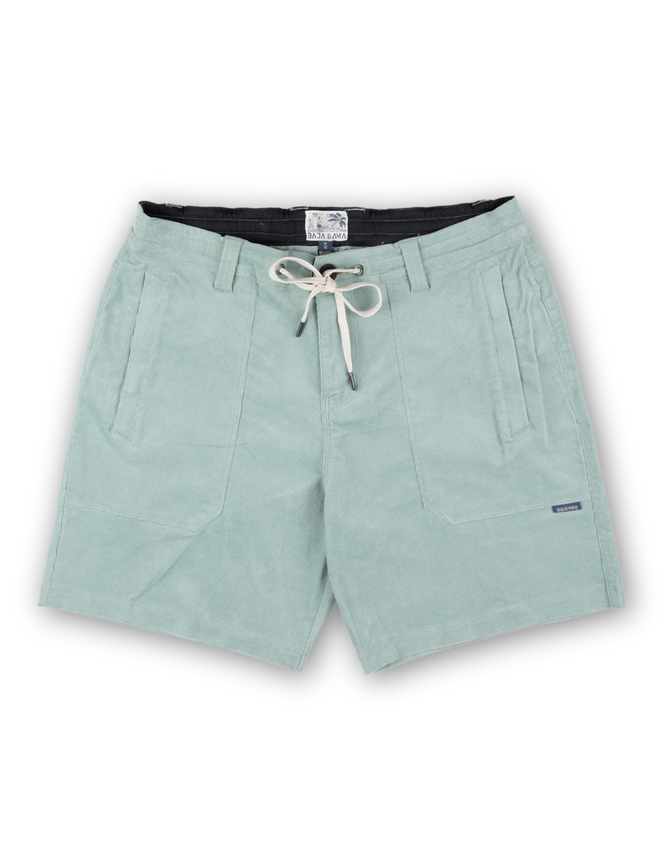 Baja Llama Arroyo 7" Inseam Stretch Corduroy Walkshorts - Mint Green