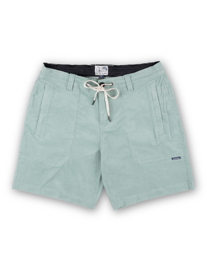 Baja Llama Arroyo 7" Inseam Stretch Corduroy Walkshorts - Mint Green