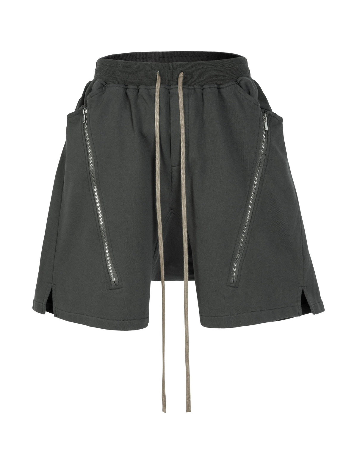 UNDEVELOPED Grey Zip Drawstring Cargo Shorts