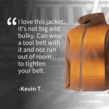 Grit Mens Heated Workwear Jacket - Gobi Heat