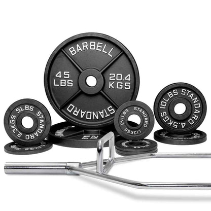 Barbell Standard - Specialty Bar & Weight Set Bundle Builder - Mann