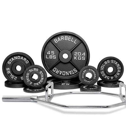 Barbell Standard - Specialty Bar & Weight Set Bundle Builder - Mann