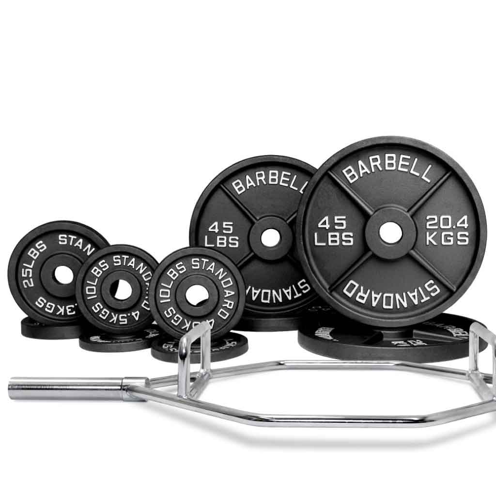 Barbell Standard - Specialty Bar & Weight Set Bundle Builder - Mann