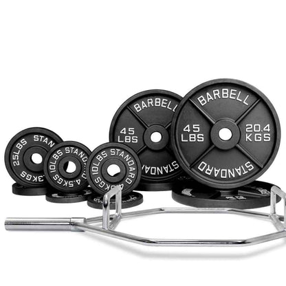 Barbell Standard - Specialty Bar & Weight Set Bundle Builder - Mann