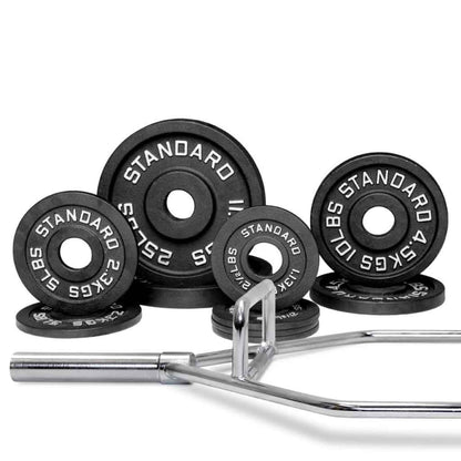 Barbell Standard - Specialty Bar & Weight Set Bundle Builder - Mann