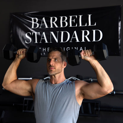 Barbell Standard - Rubber Hex Dumbbells - Mann