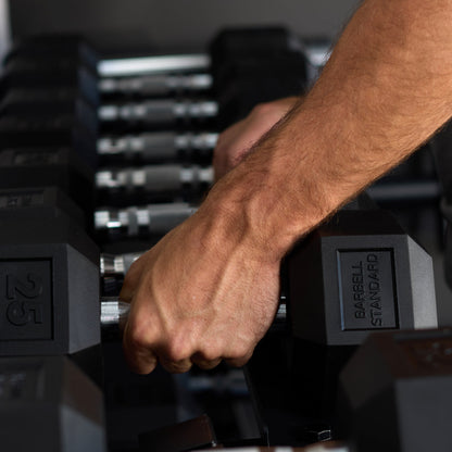 Barbell Standard - Three-Tier Dumbbell Rack - Mann