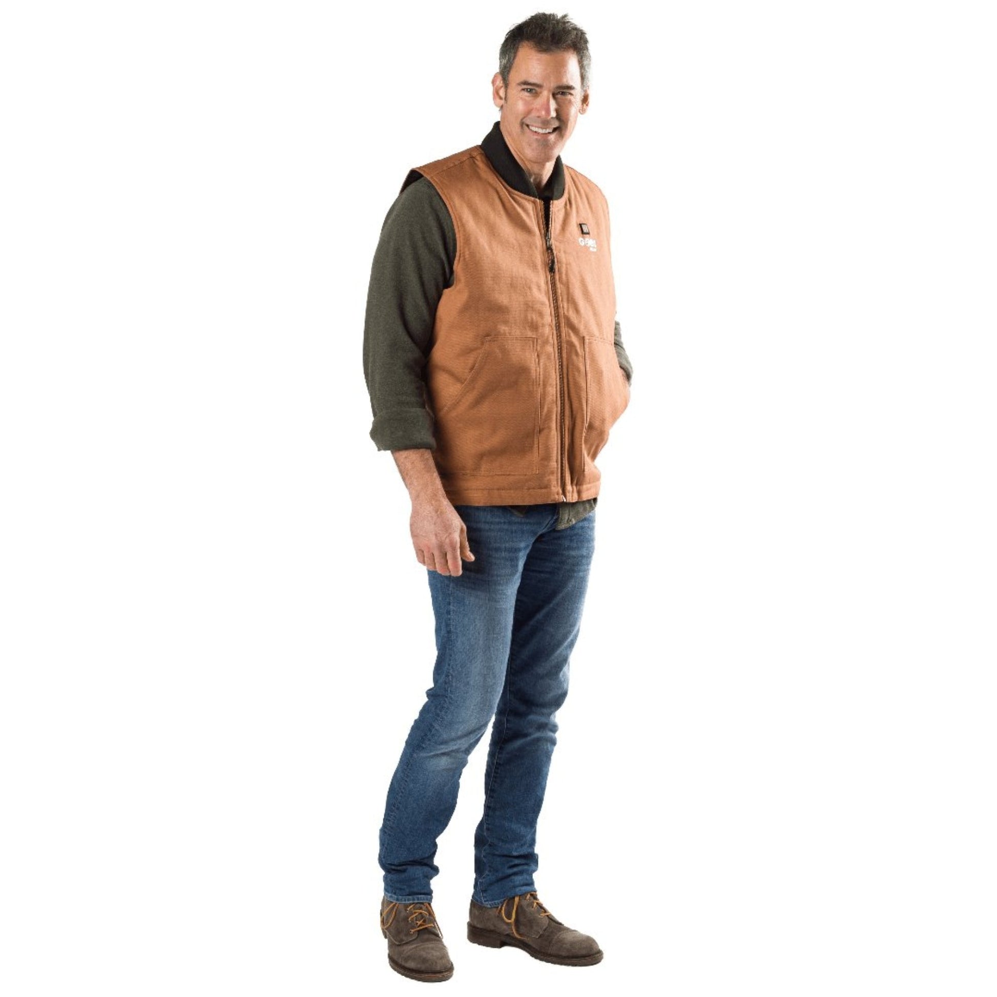 Ibex Mens Heated Workwear Vest - Gobi Heat