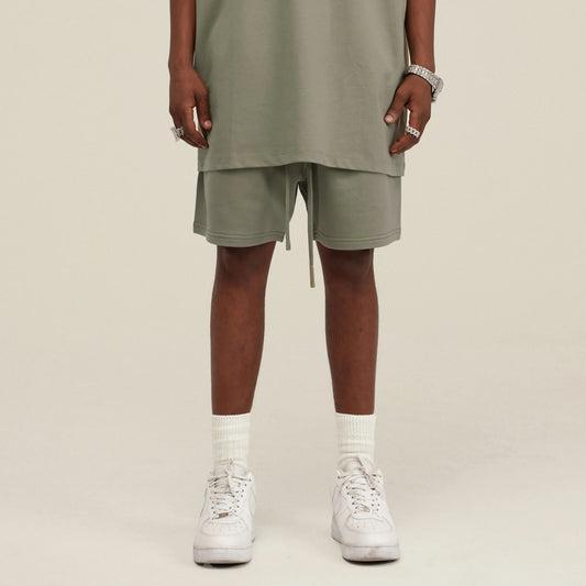 Luetti 1980 Fleece lined Oversized Sweatshorts [Artichoke] - Mann