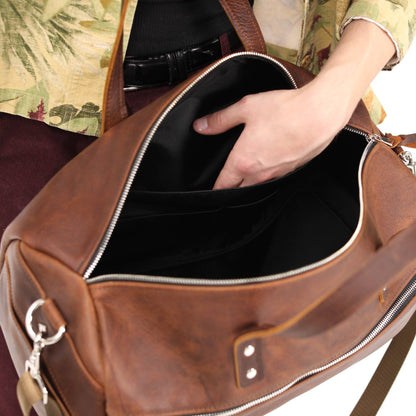 Luxury Leather Duffel Bag - Lifetime Leather Co