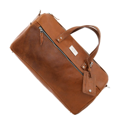 Luxury Leather Duffel Bag - Lifetime Leather Co