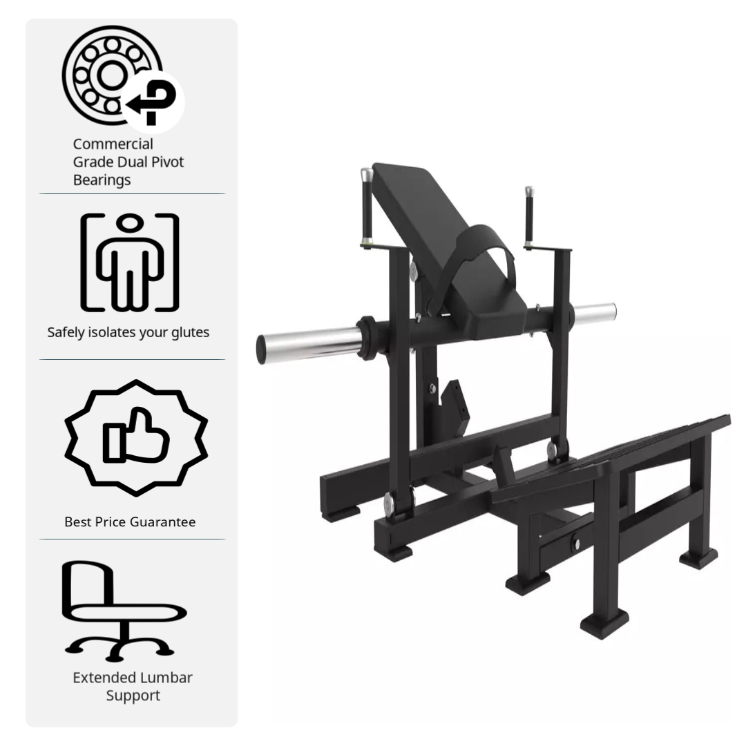 SFE Plate Loaded Hip Thrust Glute Drive Machine