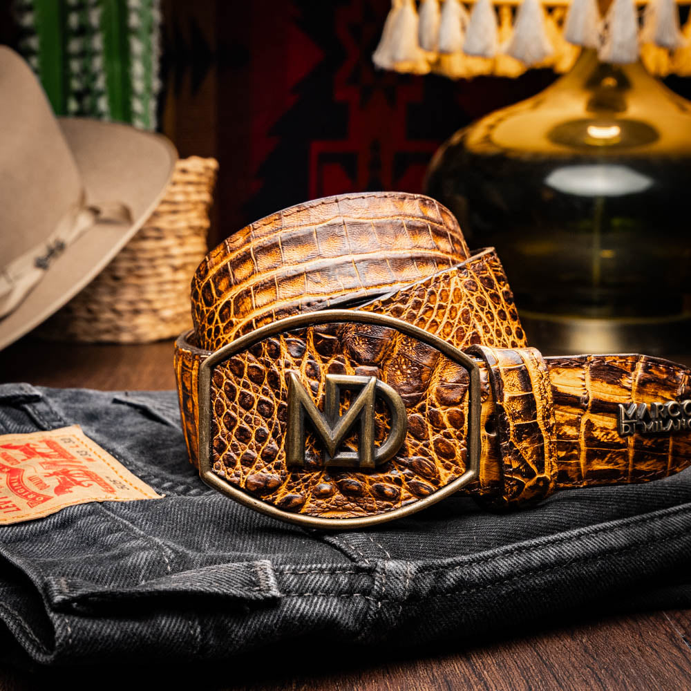 MDM Iowa Belt Mustard Brown - Mann