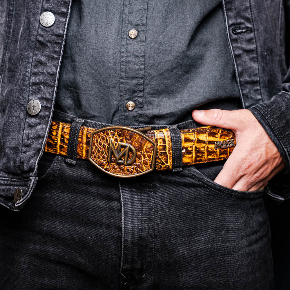 MDM Iowa Belt Mustard Brown - Mann