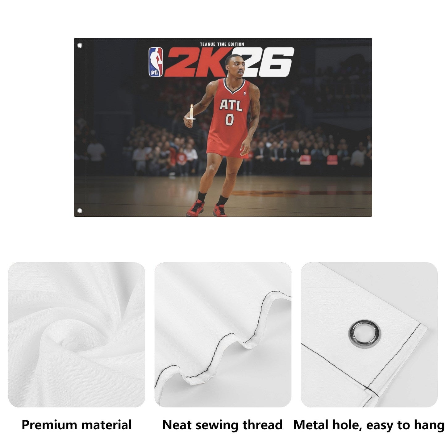 AthleteFlags Jeff Teague Time Flag - Mann