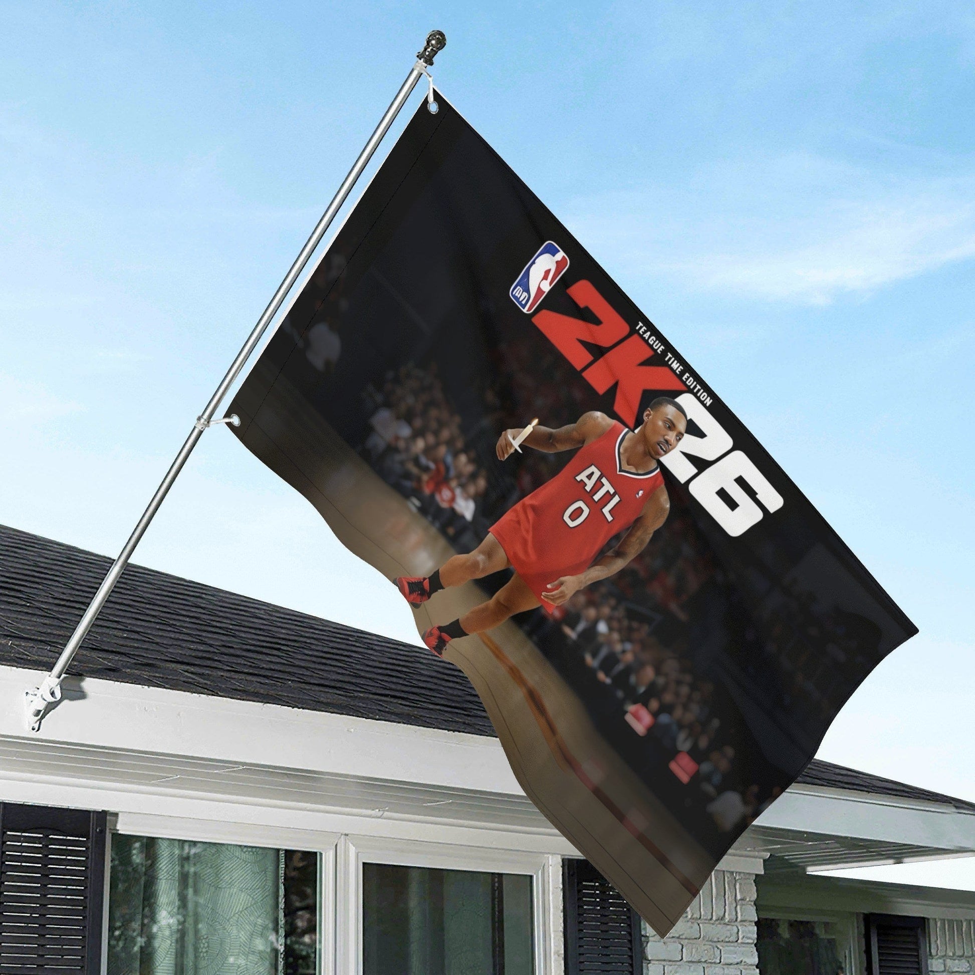 AthleteFlags Jeff Teague Time Flag - Mann