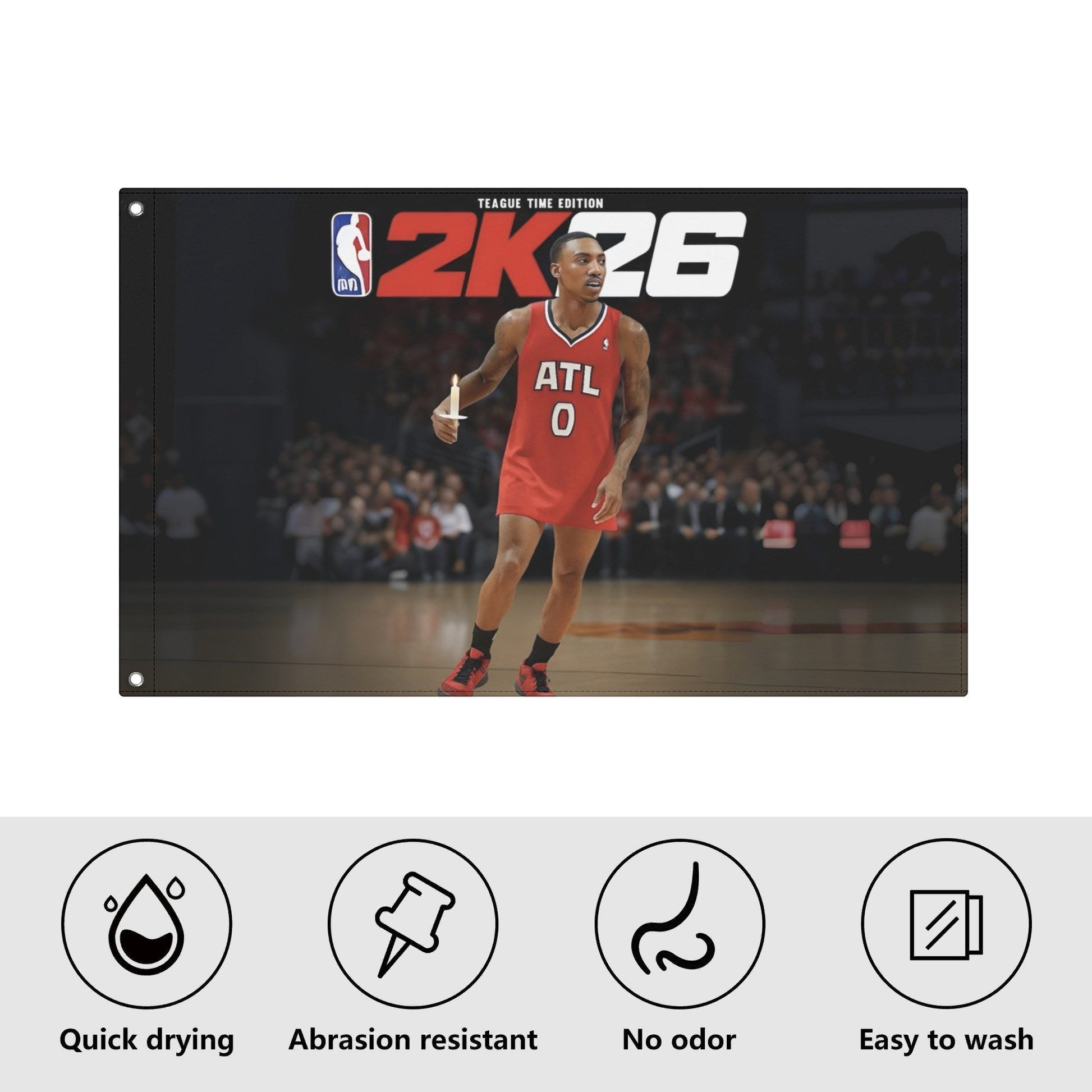 AthleteFlags Jeff Teague Time Flag - Mann