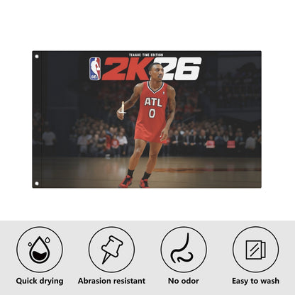 AthleteFlags Jeff Teague Time Flag - Mann