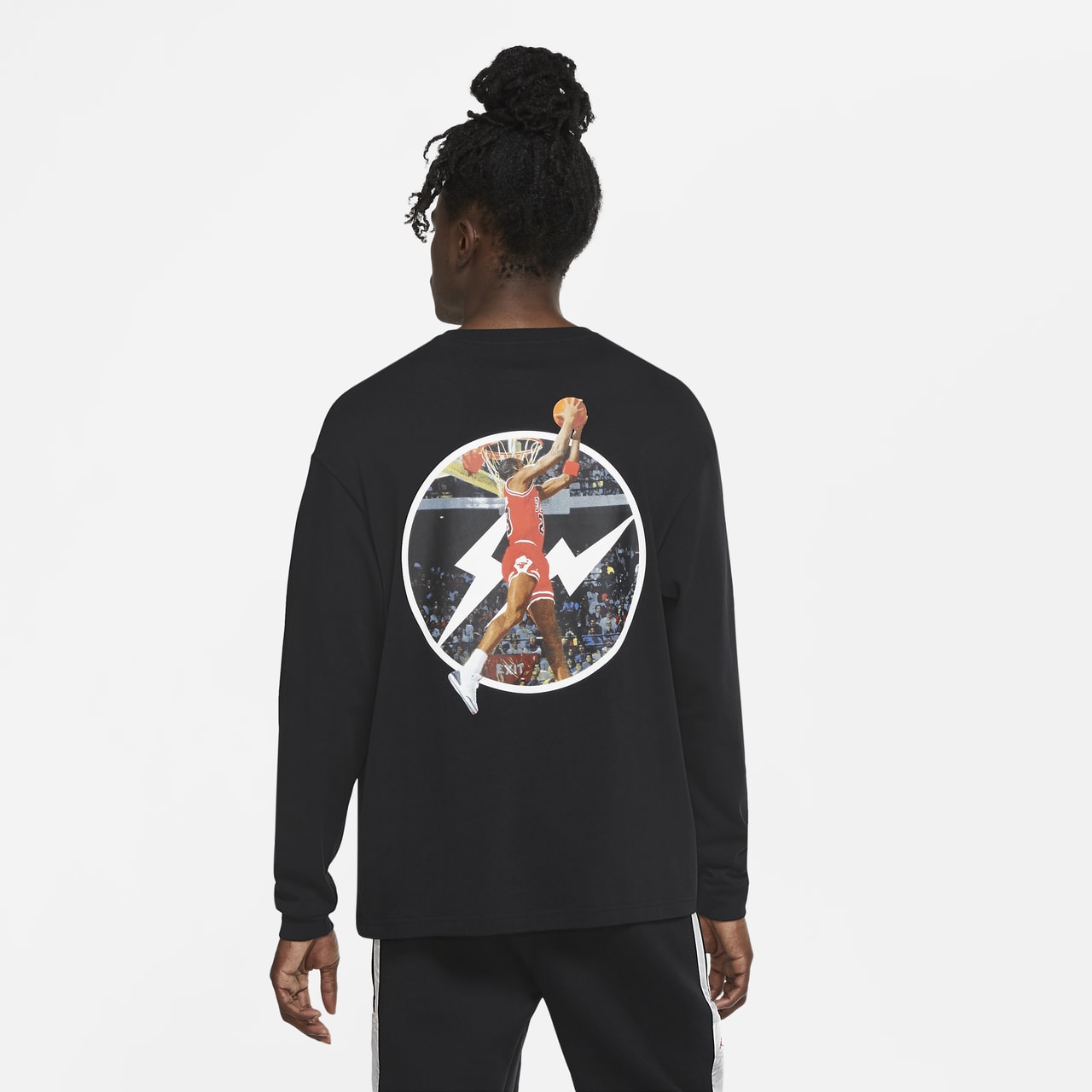 Size S Jordan x Fragment Design Long-Sleeve T-Shirt
