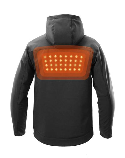 Kelvin Coats Heated Jacket Jarvis Men's Heated Jacket | Black