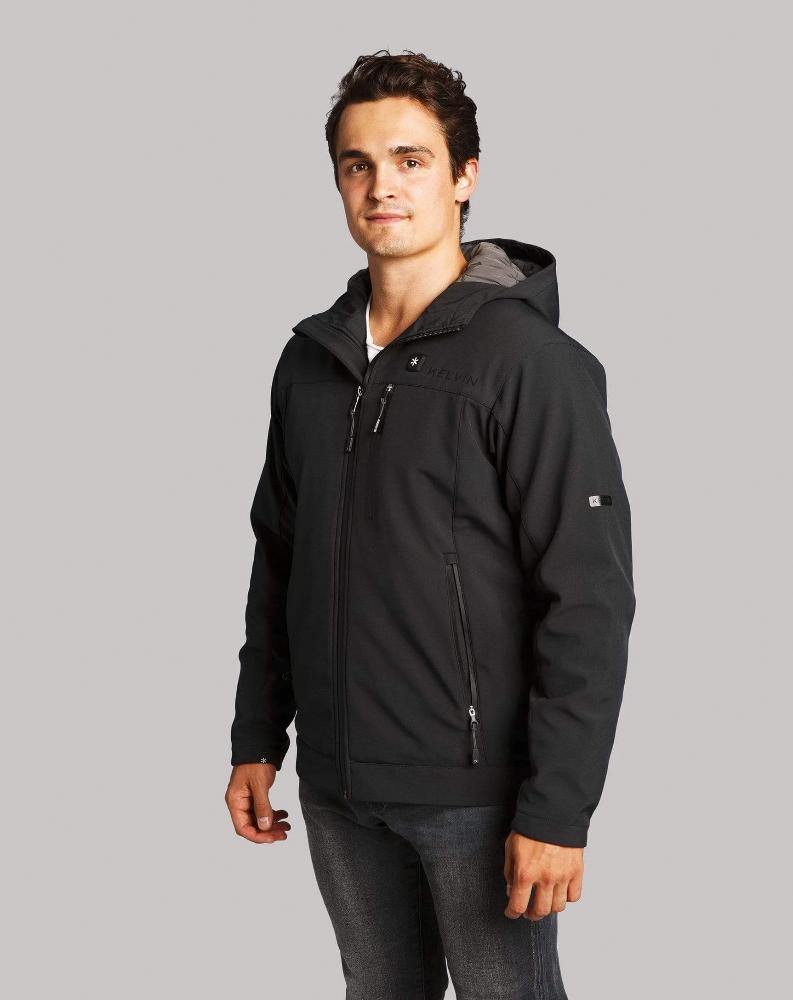 Kelvin Coats Heated Jacket Jarvis Men's Heated Jacket | Black