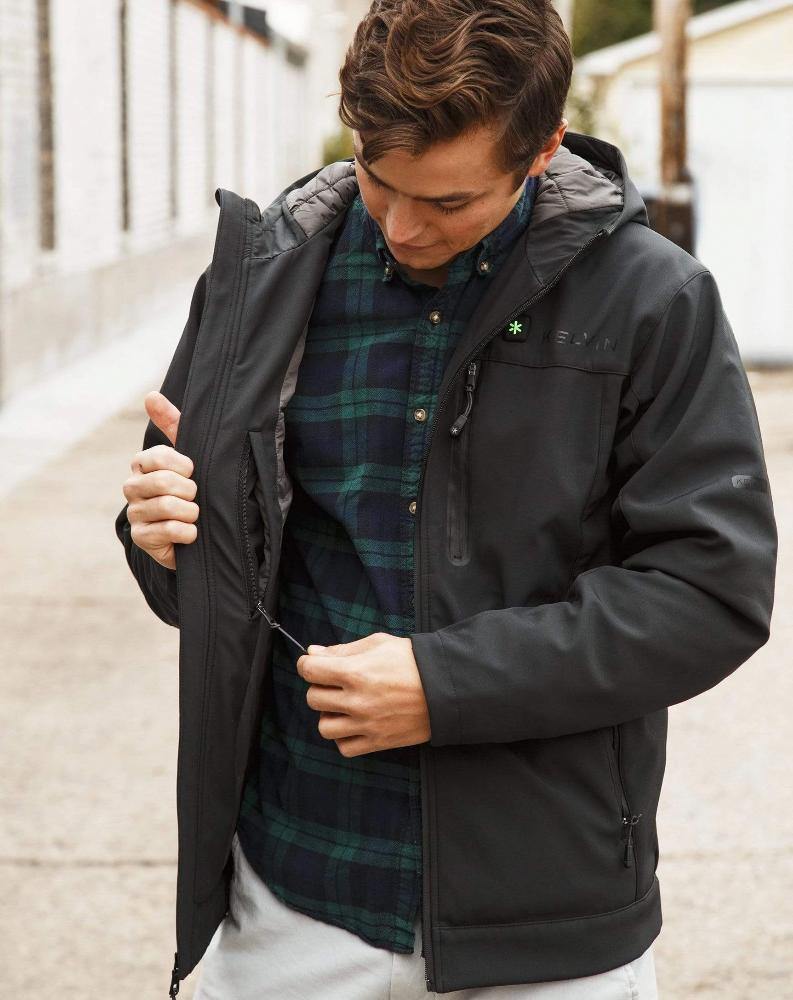 Kelvin Coats Heated Jacket Jarvis Men's Heated Jacket | Black