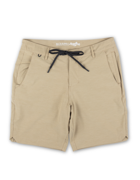 Baja Llama Magellan Explorer Shorts - Khaki Safari