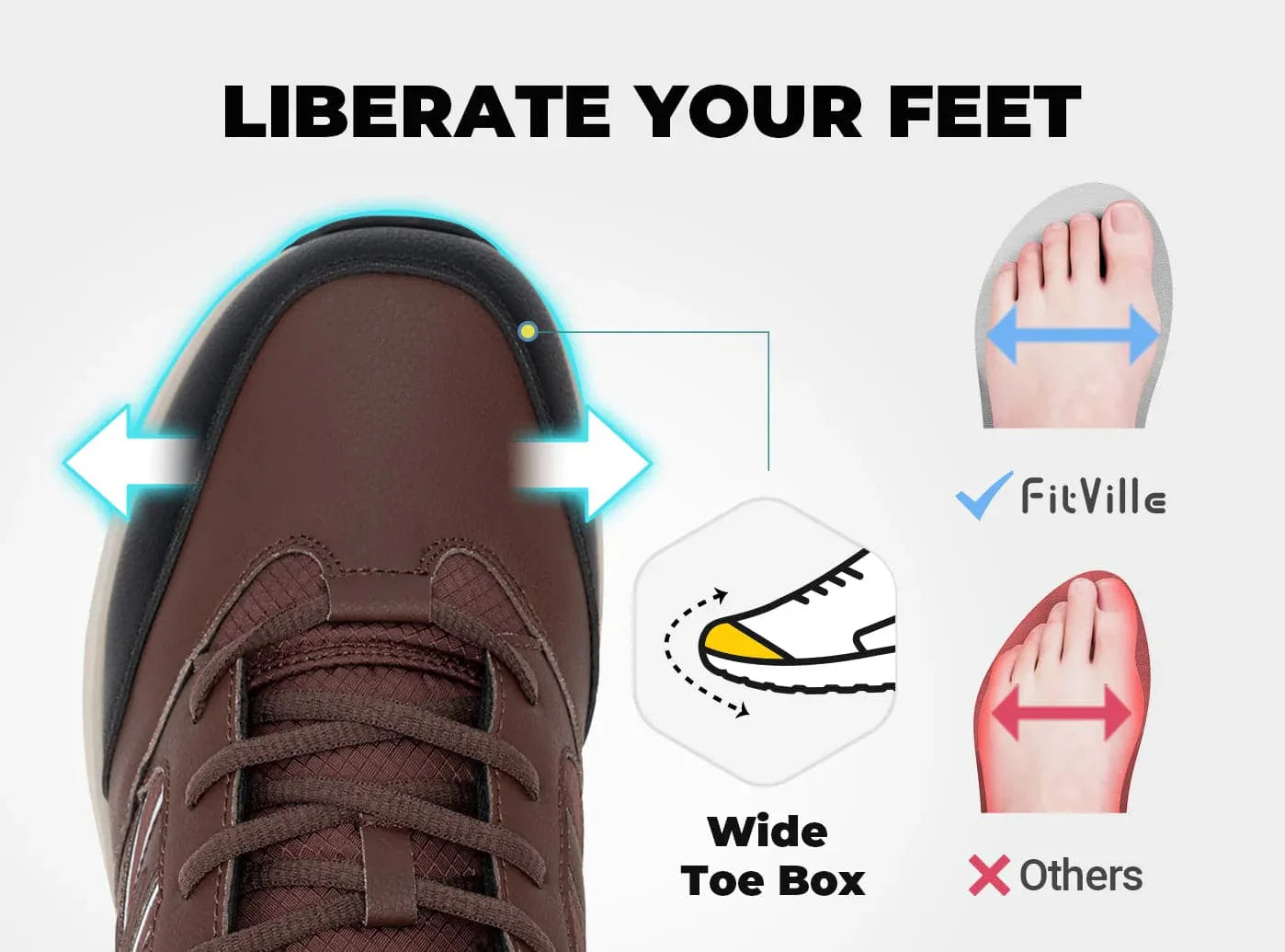 FitVille Men's Sturdy Core V2 Low - Mann