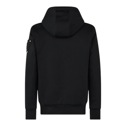 Moose Knuckles Classic Bunny Zip-Up Hoodie 'Black/Black Fur'