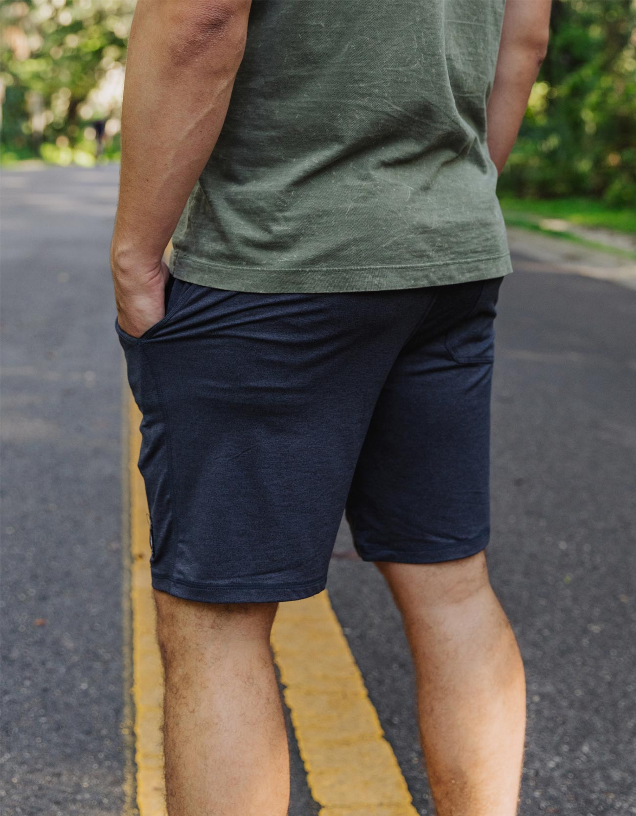 Baja Llama Mach Zero Lounge Shorts - Navy