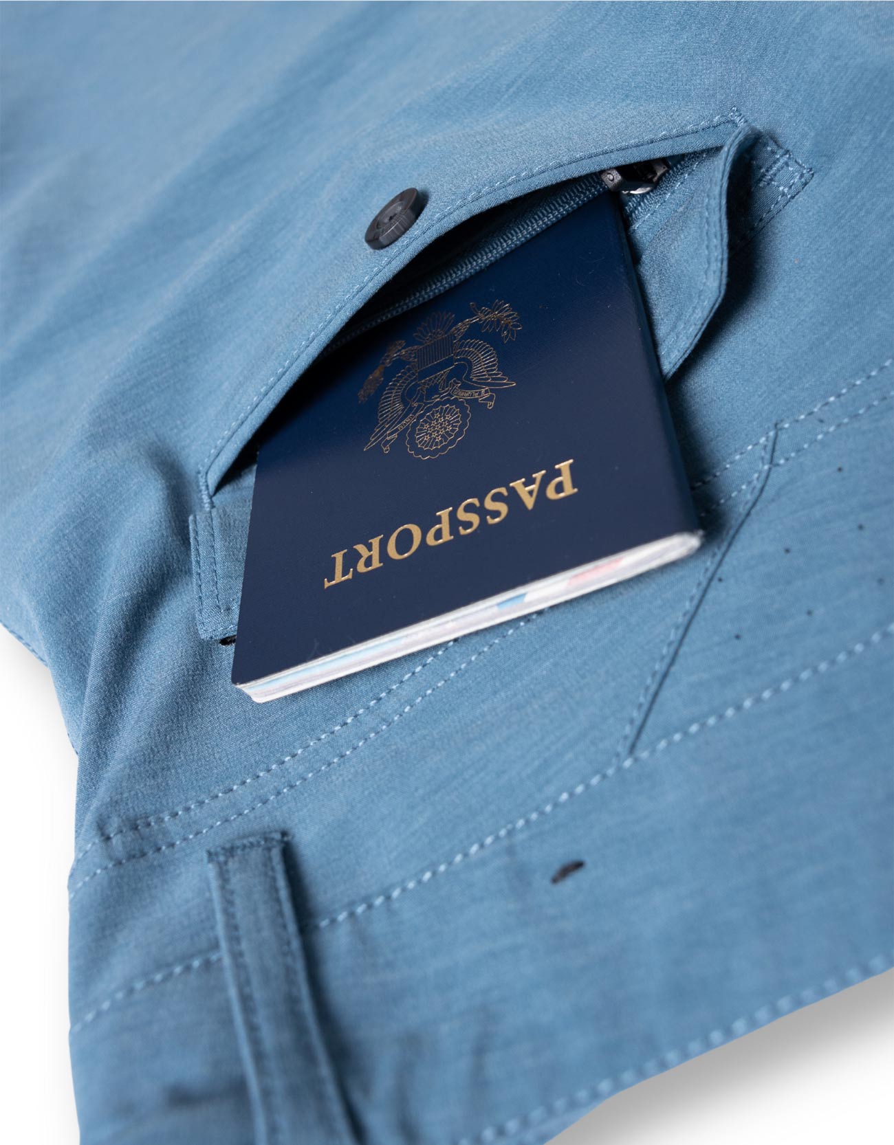 Baja Llama's Magellan Mallard Blue Hybrid Explorer Short