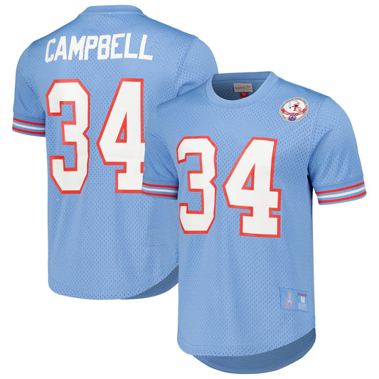 Houston Oilers - Earl Campbell 1983 Mesh Crewneck Jersey
