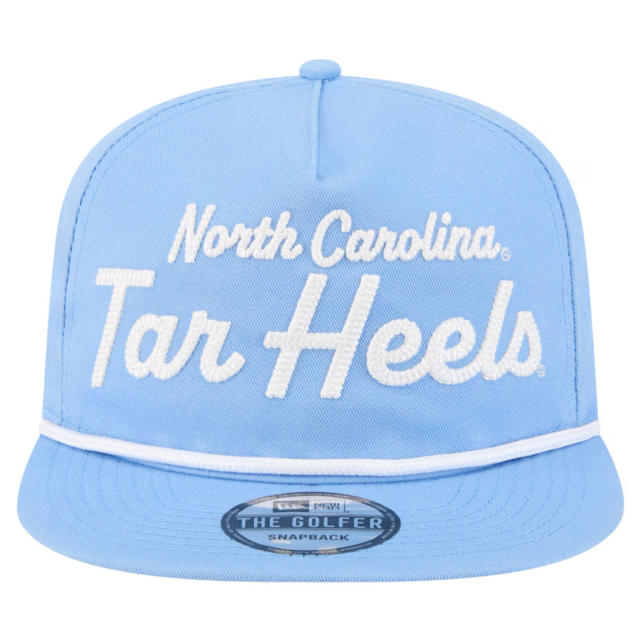 North Carolina Tar Heels - Golfer Snapback Hat, New Era - Mann