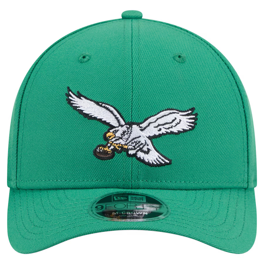 Philadelphia Eagles - 9Forty M-Crown Team Kelly Green Adjustable Hat, New Era - Mann