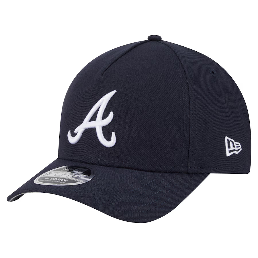 Atlanta Braves - 9Forty M-Crown Navy Adjustable Hat, New Era - Mann
