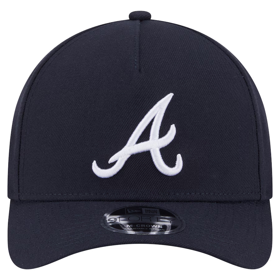 Atlanta Braves - 9Forty M-Crown Navy Adjustable Hat, New Era - Mann