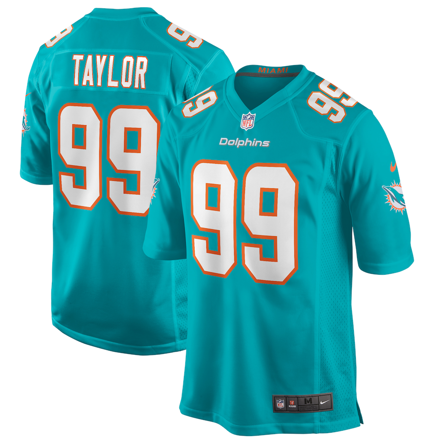 Size S NFL Miami Dolphins - Jason Taylor 06 Legacy Jersey - Mann