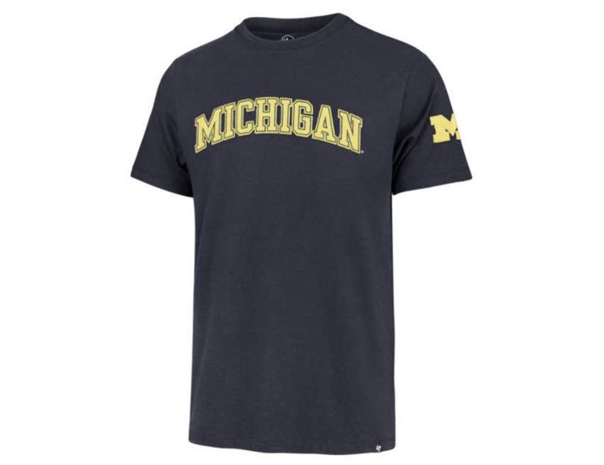 Michigan Wolverine - Atlas Blues Franklin Fieldhouse T-Shirt - Mann