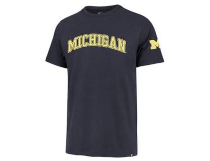 Michigan Wolverine - Atlas Blues Franklin Fieldhouse T-Shirt - Mann