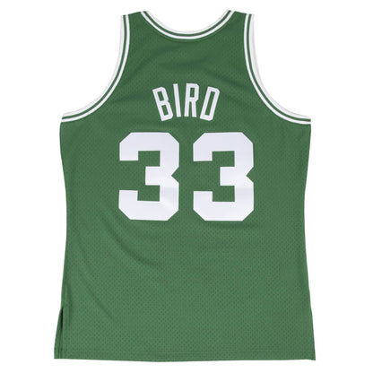 Boston Celtics - Larry Bird 1985 Swingman Road Jersey
