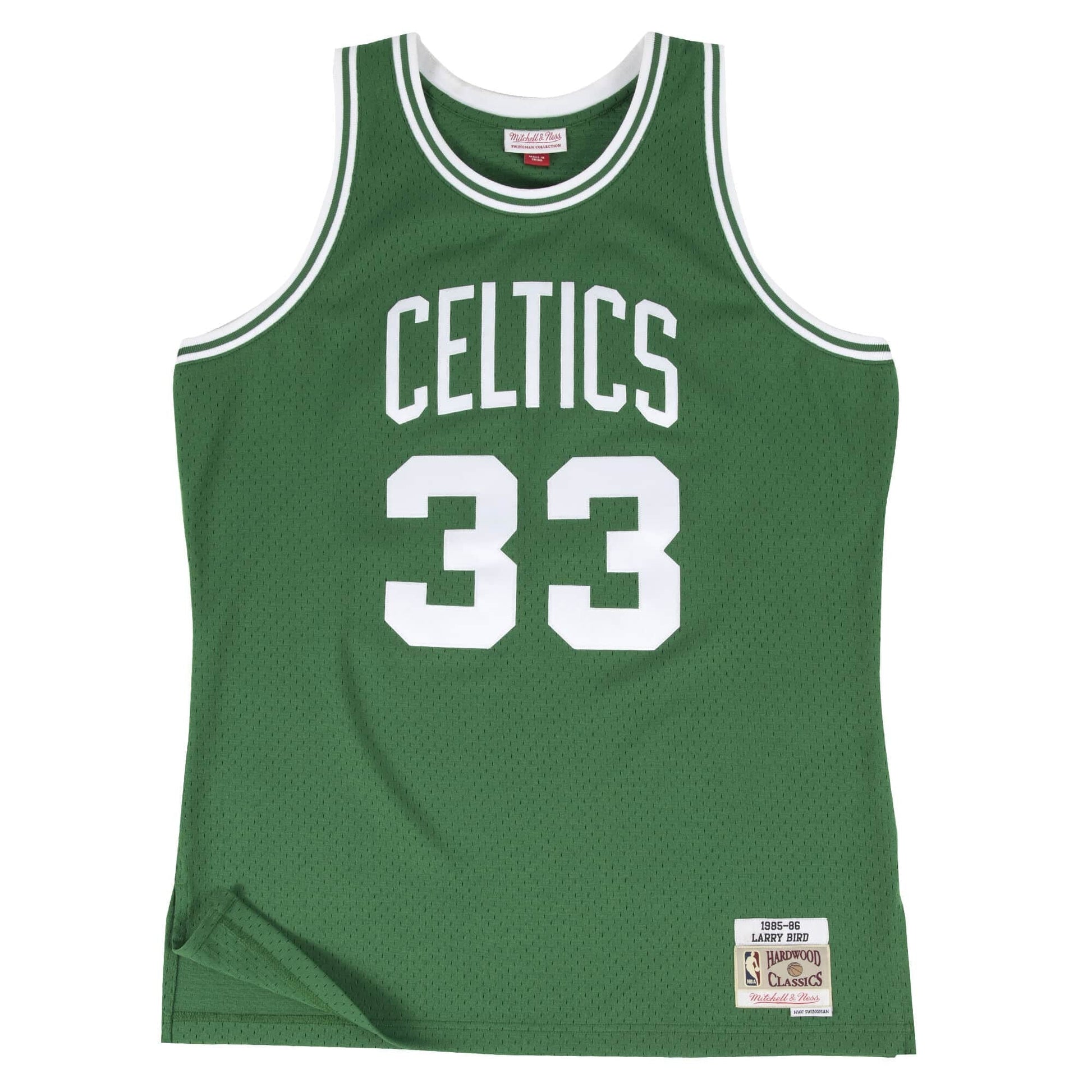 Boston Celtics - 85 Larry Bird Swingman Road Jersey - Mann