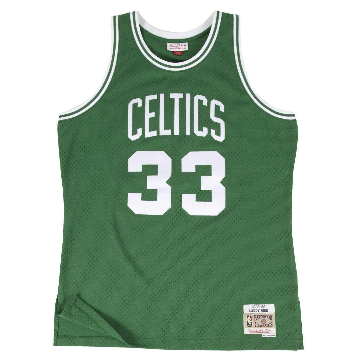 Boston Celtics - Larry Bird 1985 Swingman Road Jersey